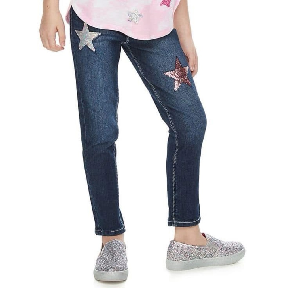 {Sonoma} Flip Sequin Star Jeggings